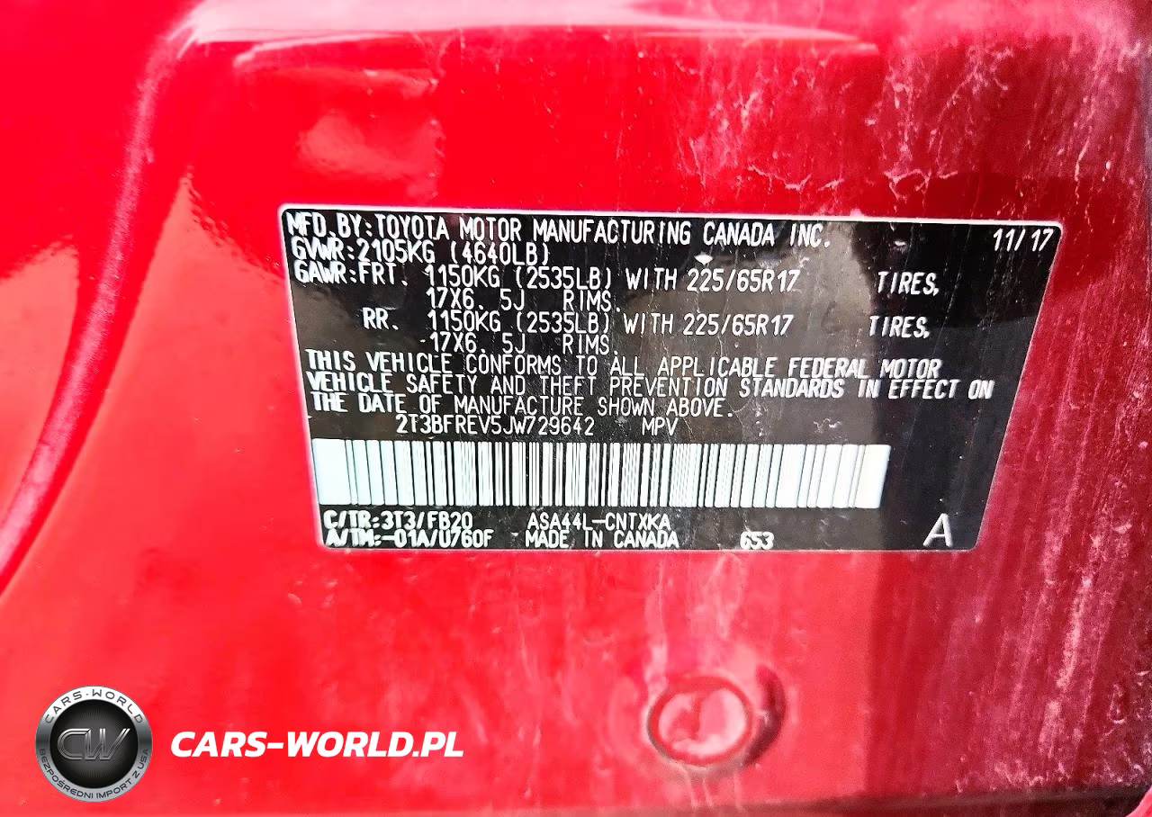 2018 Toyota Rav4 Le VIN:2T3BFREV5JW729642 - 13