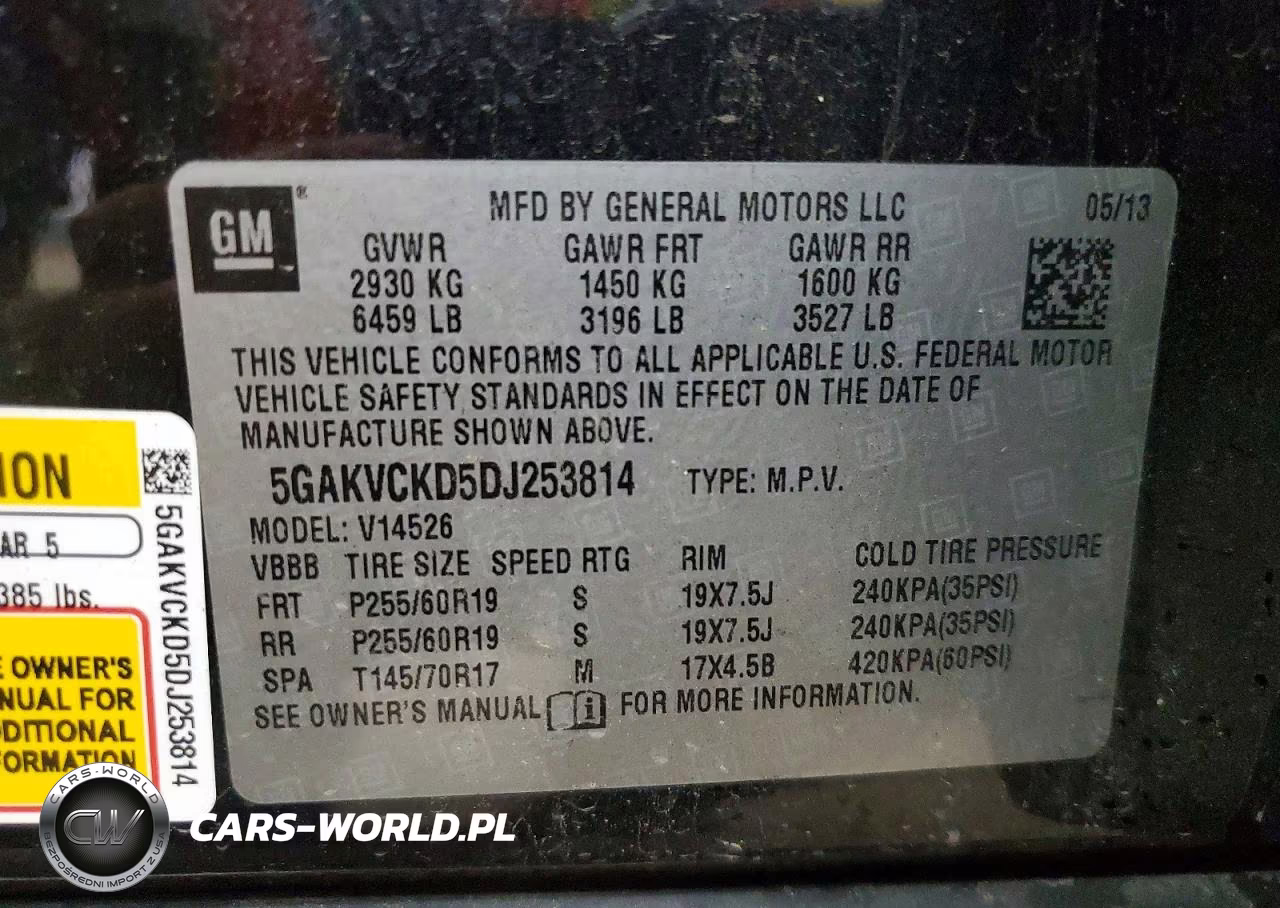 2013 Buick Enclave VIN:5GAKVCKD5DJ253814 - 13