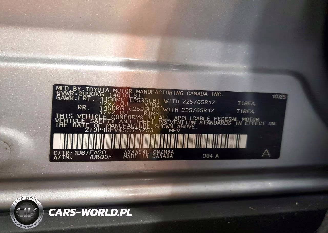 2025 Toyota Rav4 Xle VIN:2T3P1RFV4SC571753 - 13