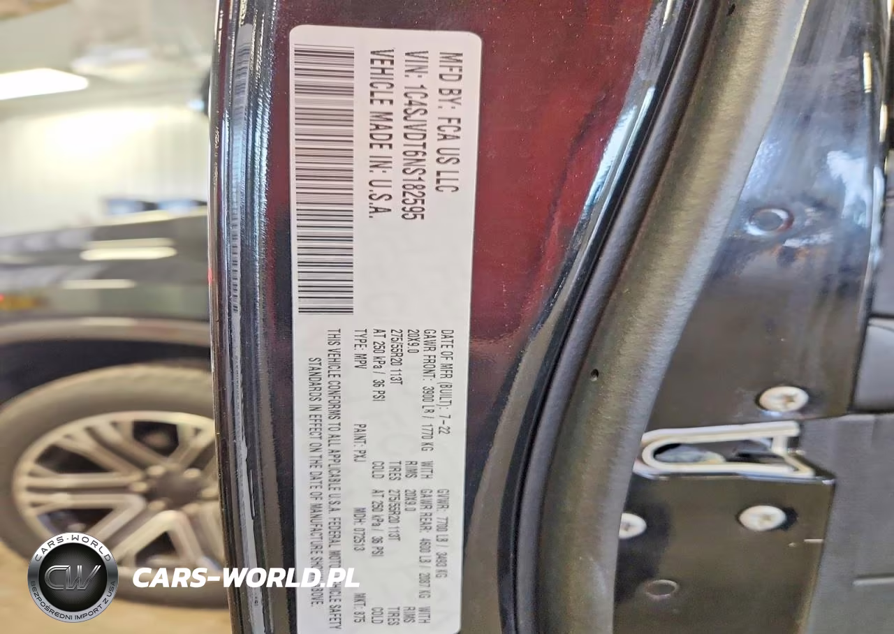 2022 Jeep Wagoneer Series Iii VIN:1C4SJVDT6NS182595 - 14