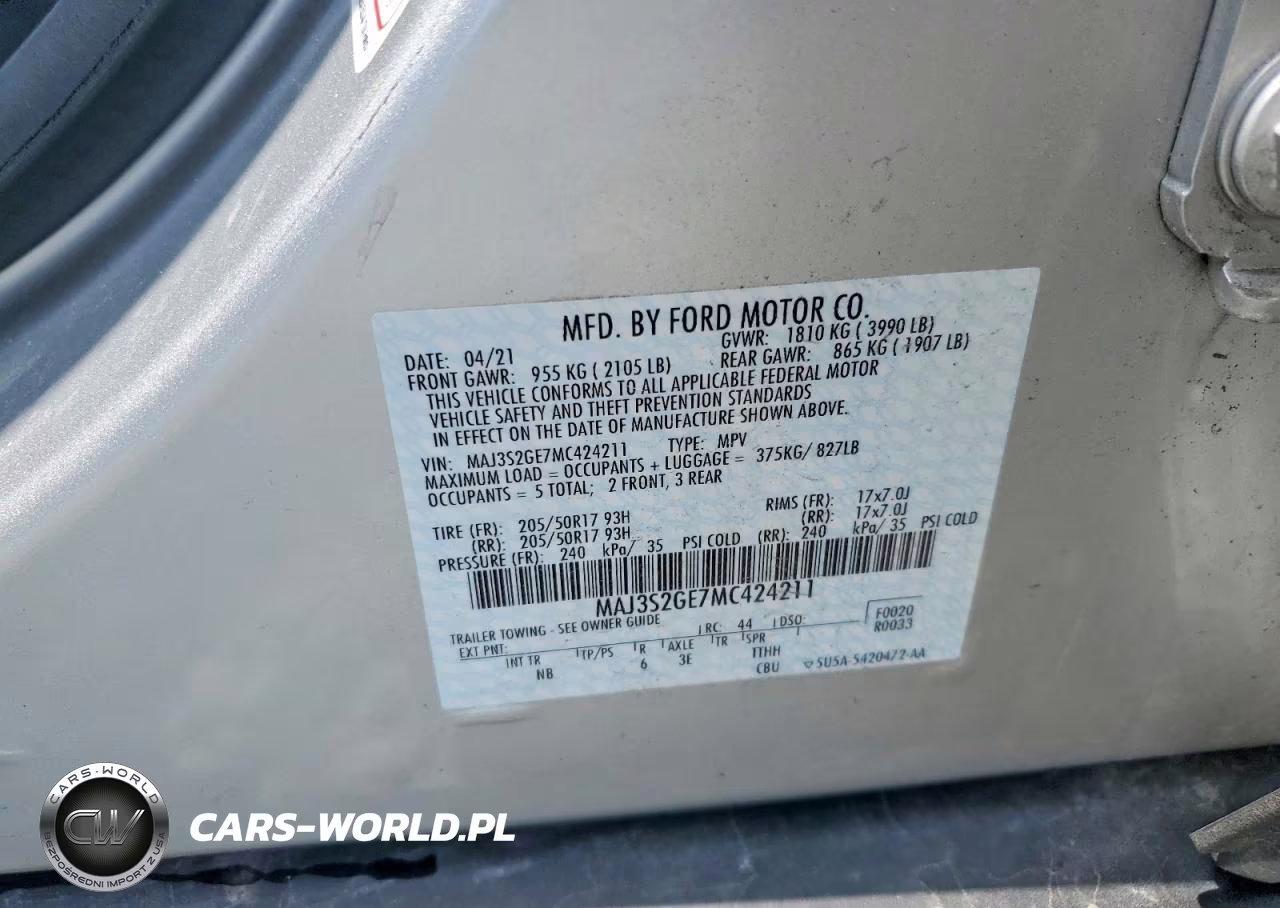 2021 Ford Ecosport Se VIN:MAJ3S2GE7MC424211 - 13