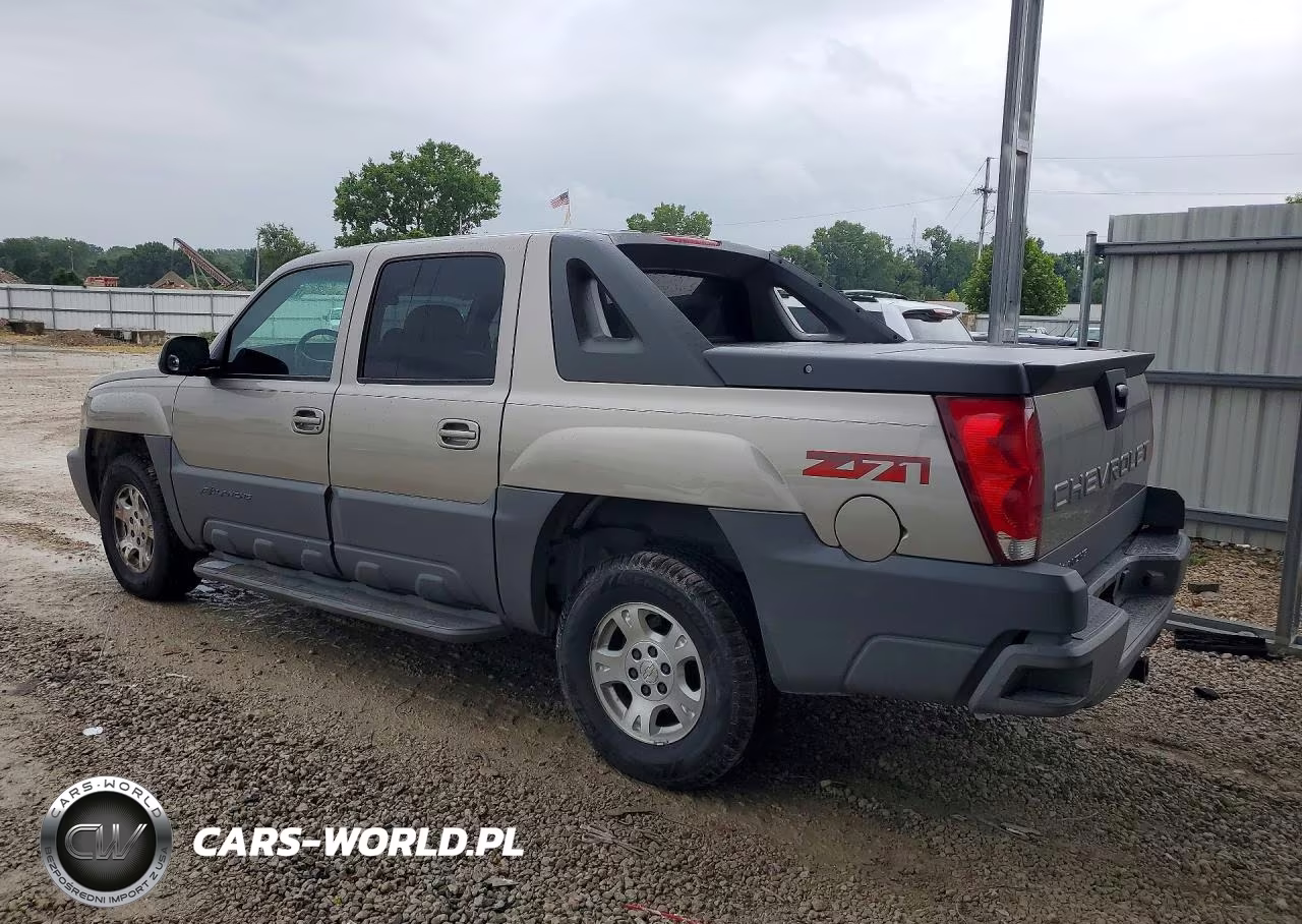 2002 Chevrolet Avalanche K1500 VIN:3GNEK13T92G131056 - 2
