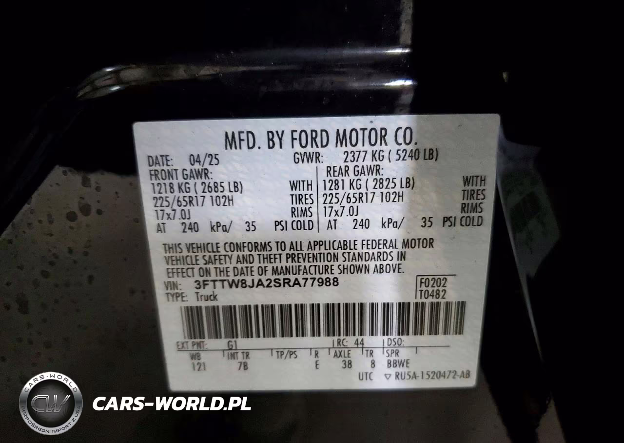 2025 Ford Maverick Xlt VIN:3FTTW8JA2SRA77988 - 13
