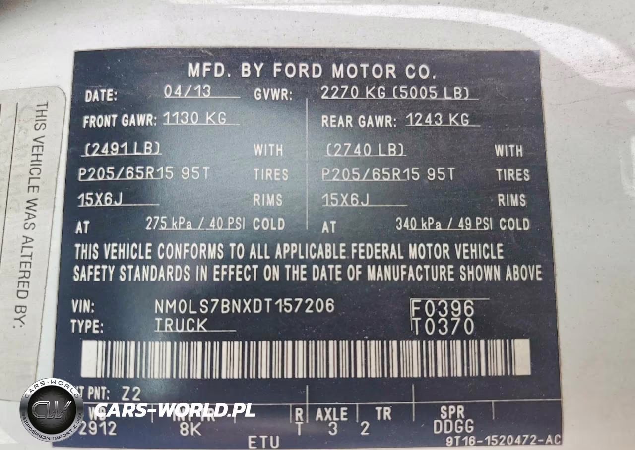 2013 Ford Transit Connect Xlt VIN:NM0LS7BNXDT157206 - 12