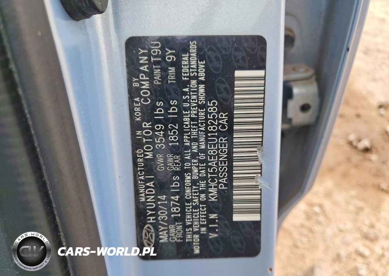 2014 Hyundai Accent Gs VIN:KMHCT5AE8EU182585 - 13