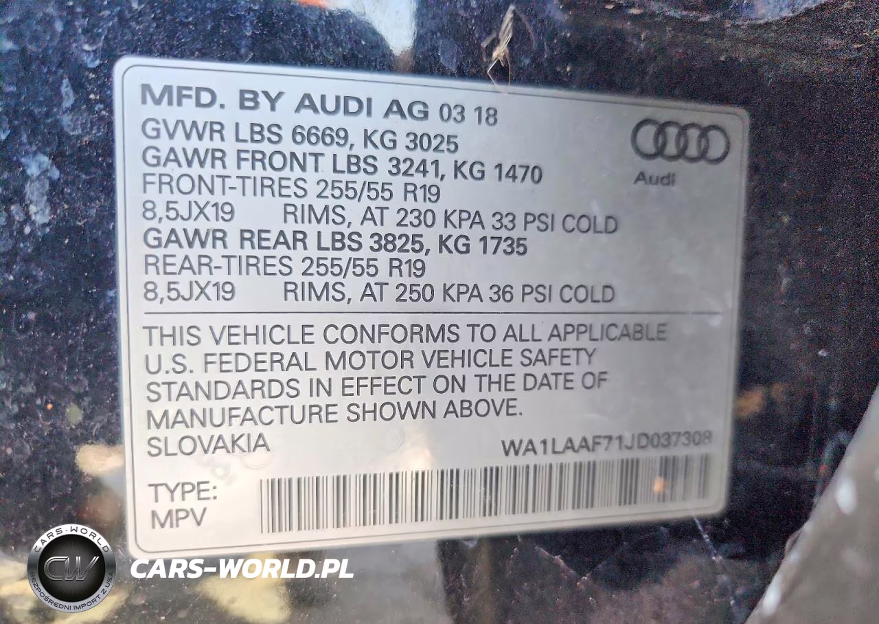 2018 Audi Q7 Premium Plus VIN:WA1LAAF71JD037308 - 14