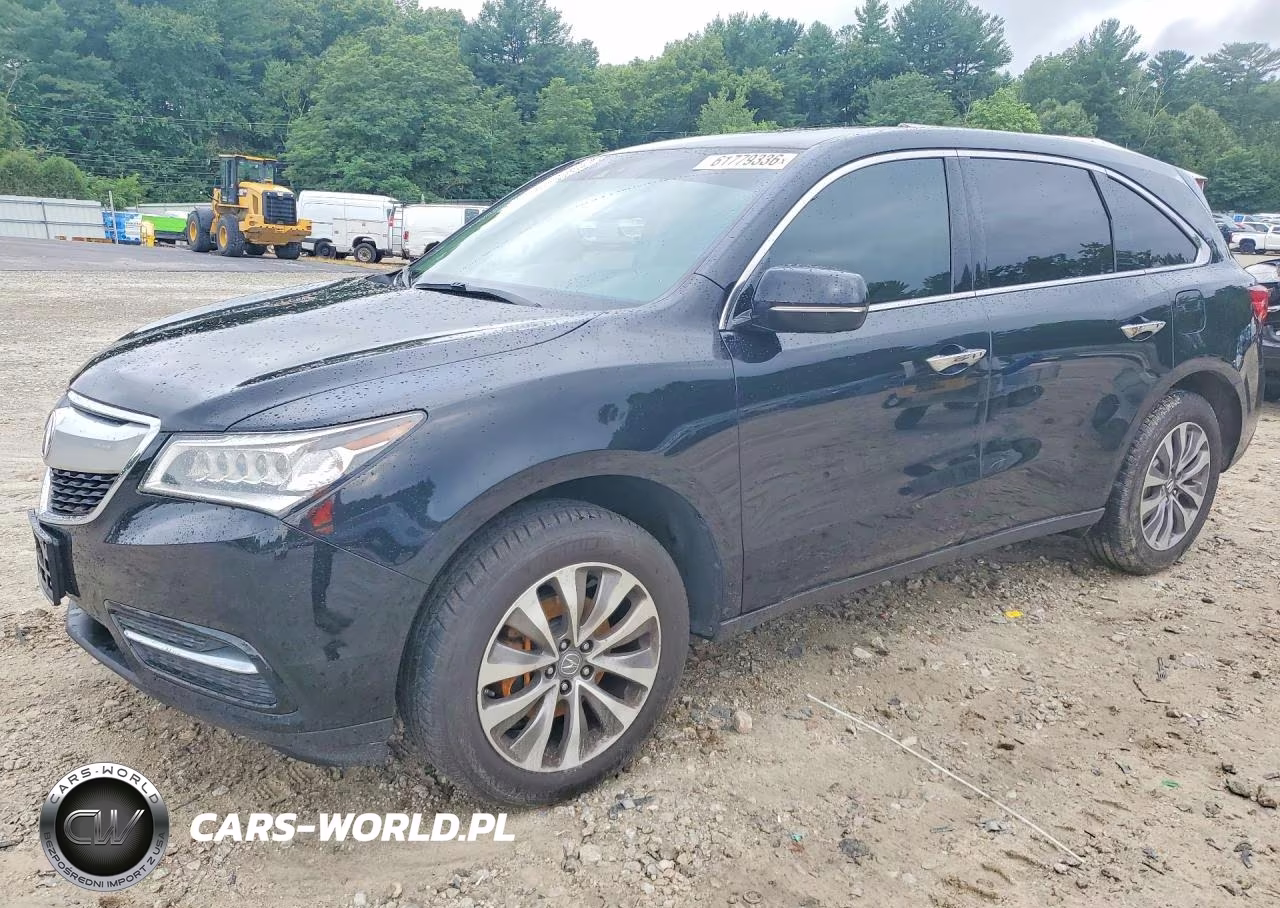 2015 Acura Mdx Technology VIN:5FRYD4H43FB004994 - 1