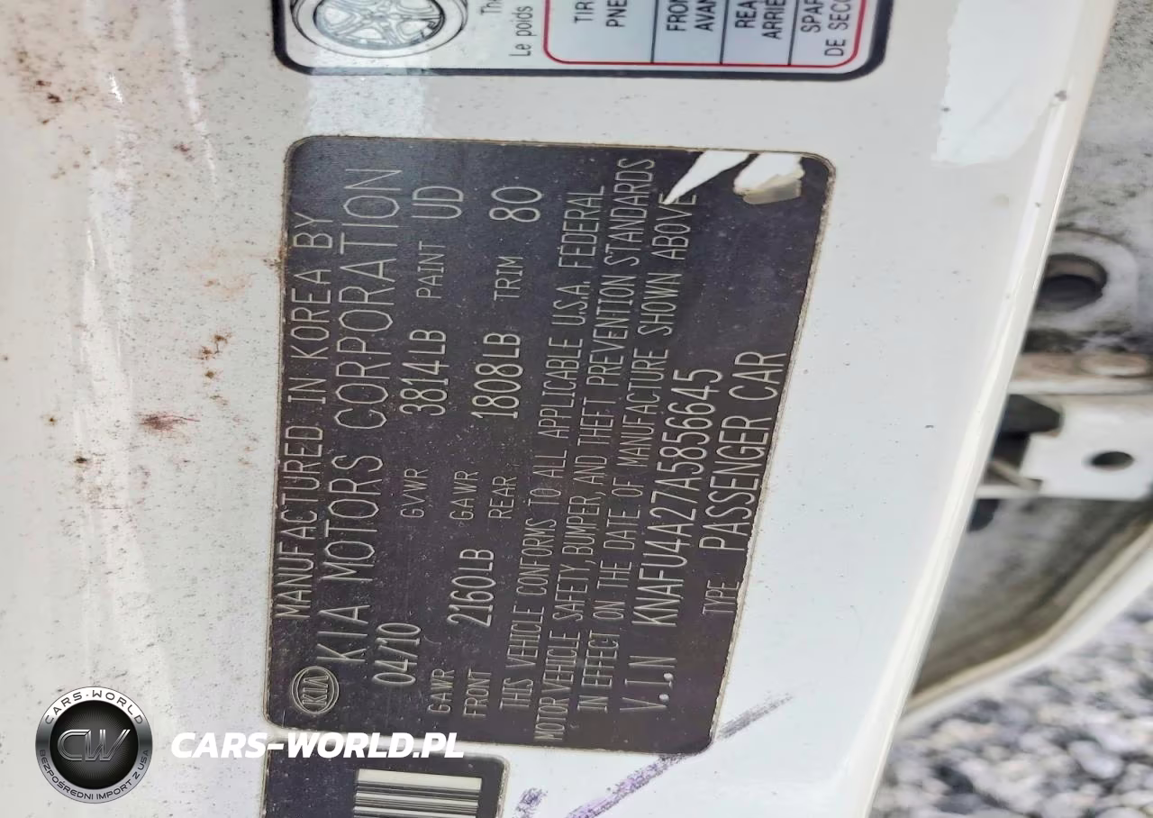 2010 Kia Forte Ex VIN:KNAFU4A27A5856645 - 12