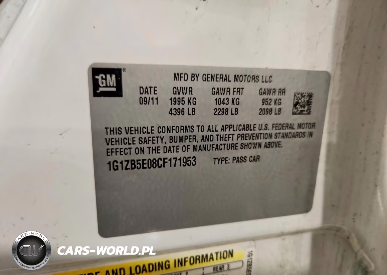 2012 Chevrolet Malibu Ls VIN:1G1ZB5E08CF171953 - 12