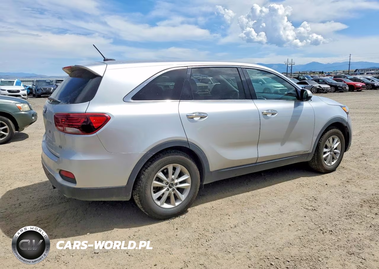 2019 Kia Sorento Lx VIN:5XYPGDA36KG454258 - 3