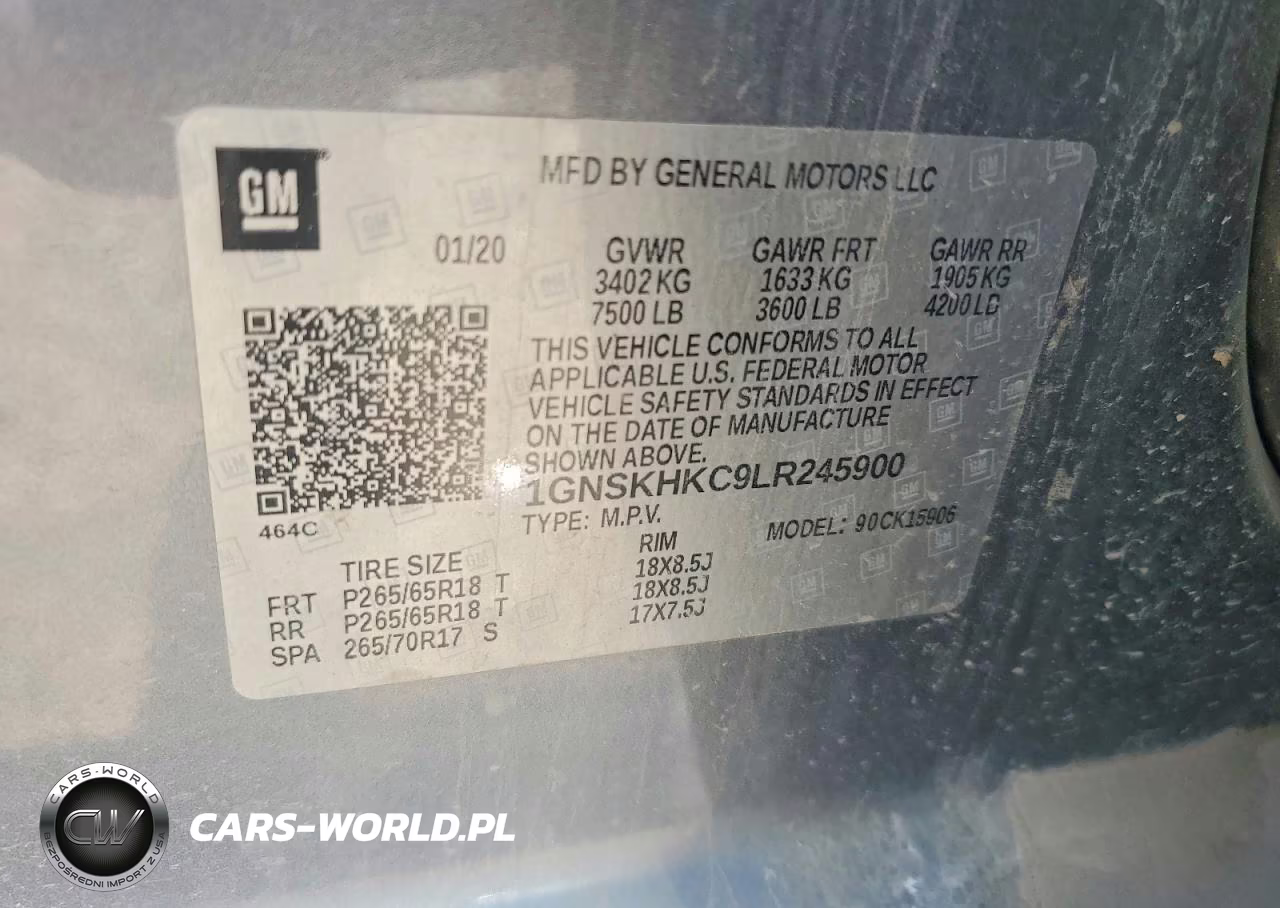 2020 Chevrolet Suburban K1500 Lt VIN:1GNSKHKC9LR245900 - 13