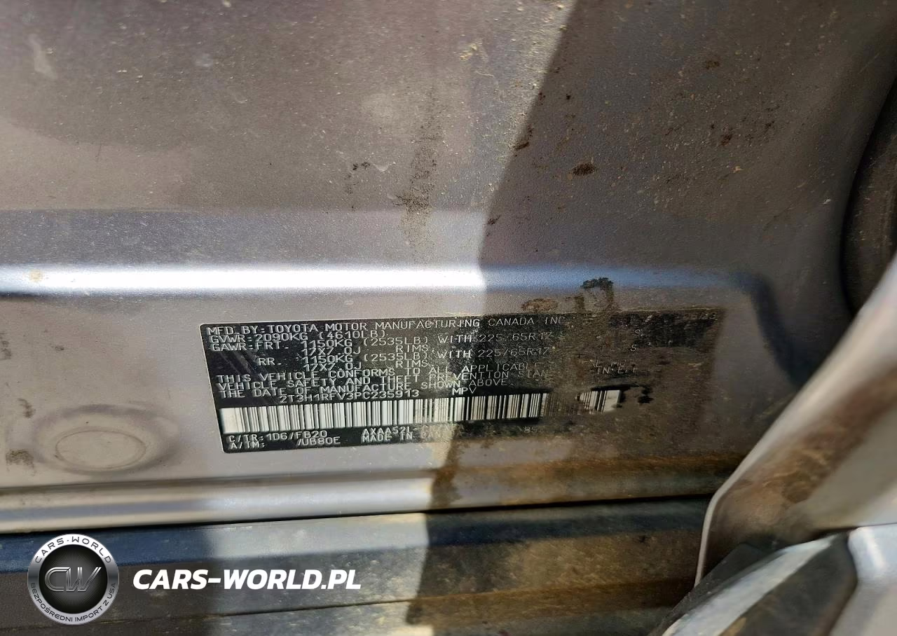 2023 Toyota Rav4 Le VIN:2T3H1RFV3PC235913 - 13