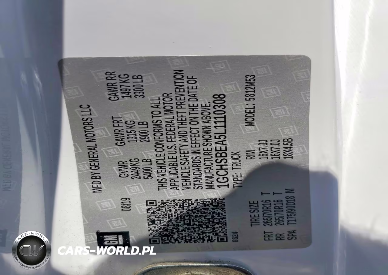 2020 Chevrolet Colorado VIN:1GCHSBEA5L1110308 - 12