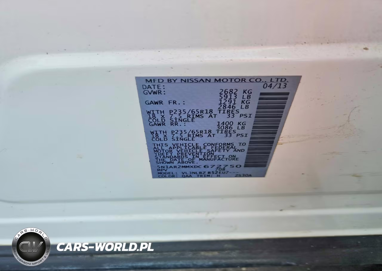2013 Nissan Pathfinder S VIN:5N1AR2MMXDC672750 - 13
