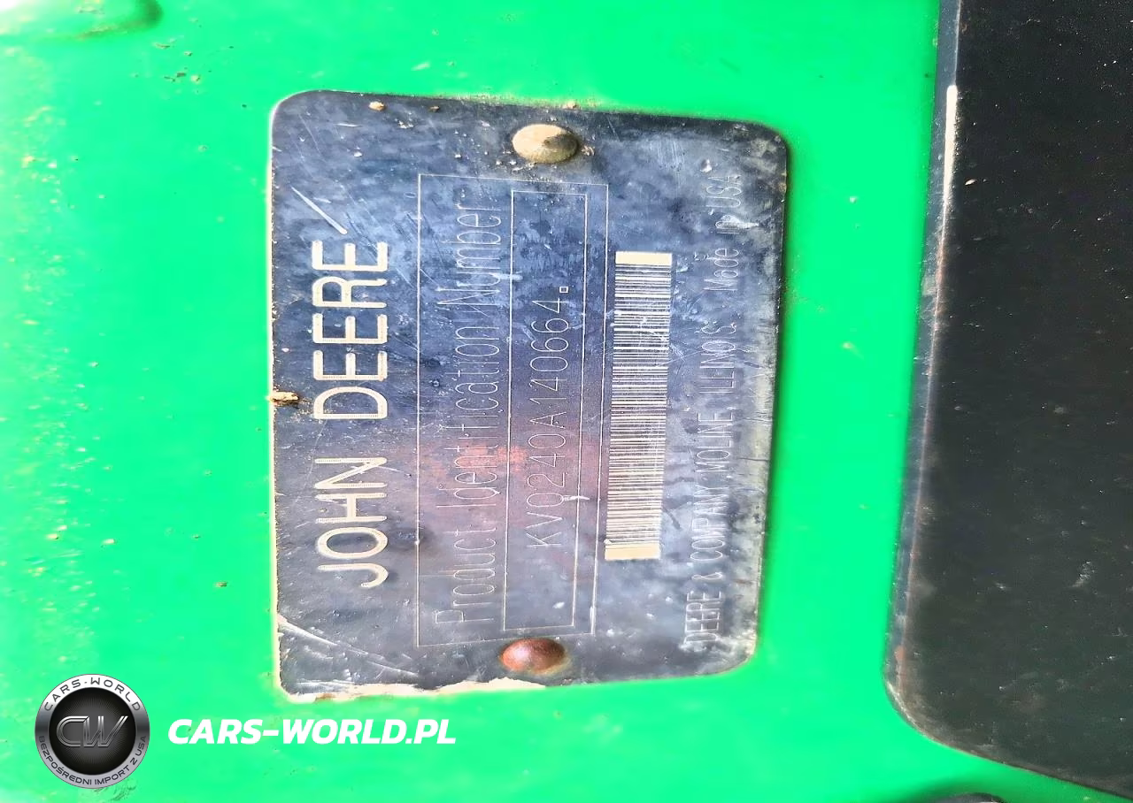 2011 Deere Skid Steer Loader VIN:KV0240A140664 - 10