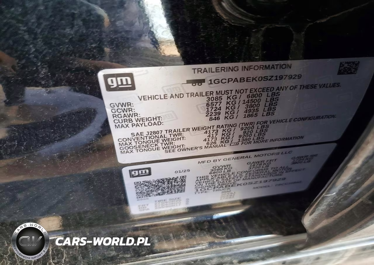 2025 Chevrolet Silverado C1500 Custom VIN:1GCPABEK0SZ197929 - 12