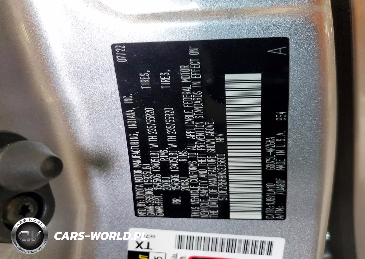 2022 Toyota Highlander Platinum VIN:5TDFZRBH8NS235600 - 13