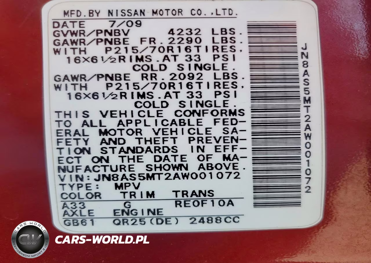 2010 Nissan Rogue Sl VIN:JN8AS5MT2AW001072 - 14