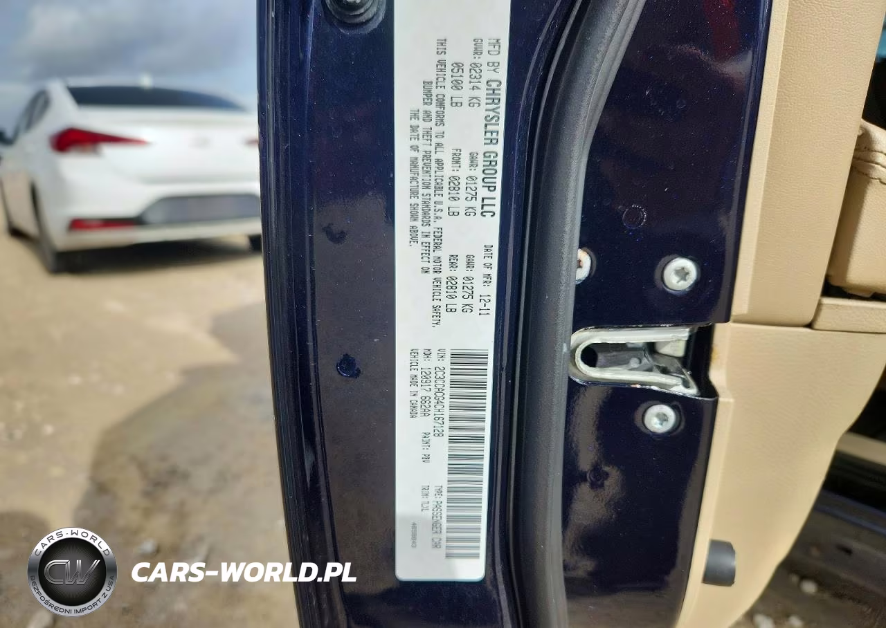 2012 Chrysler 300 Limited VIN:2C3CCACG4CH167128 - 13