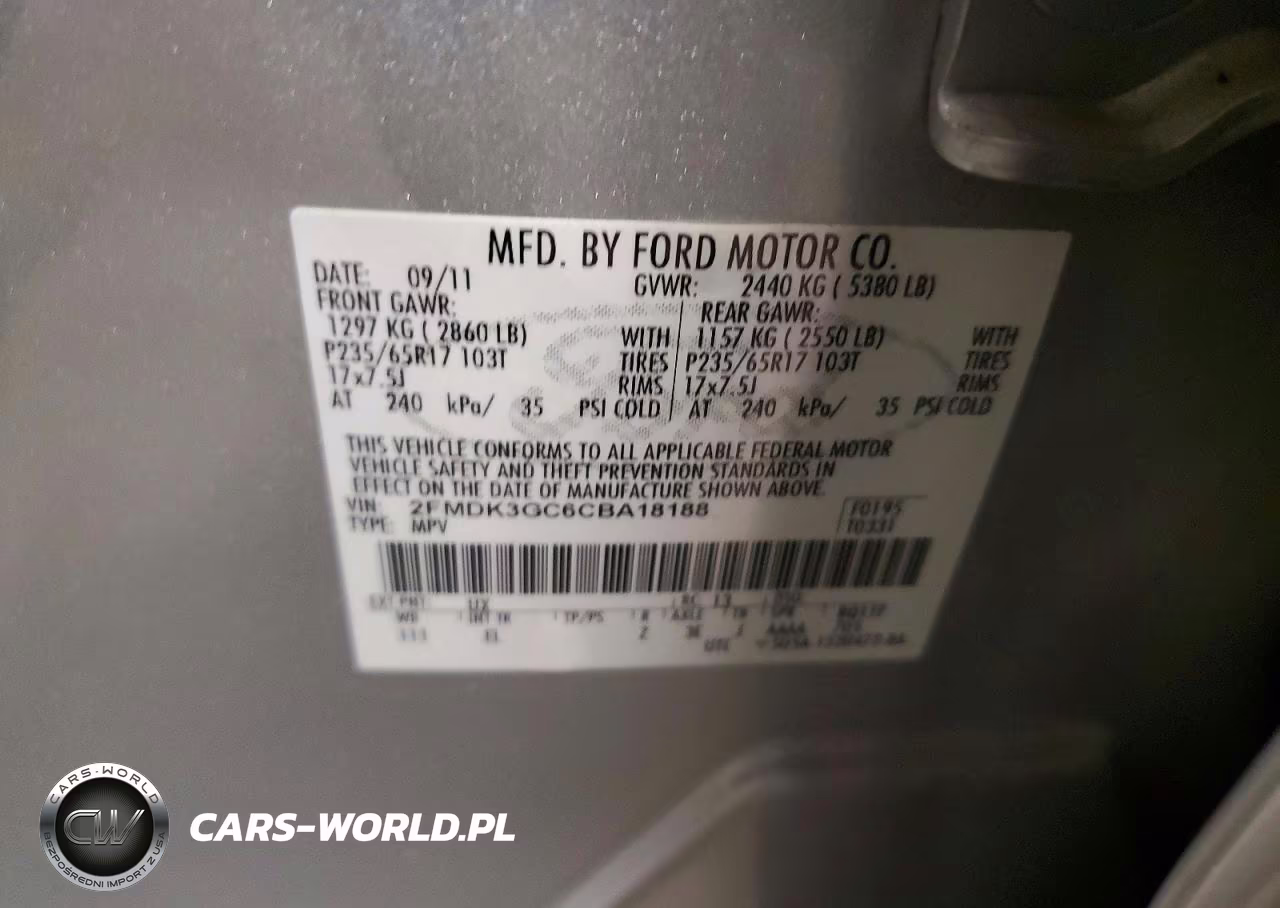 2012 Ford Edge Se VIN:2FMDK3GC6CBA18188 - 13
