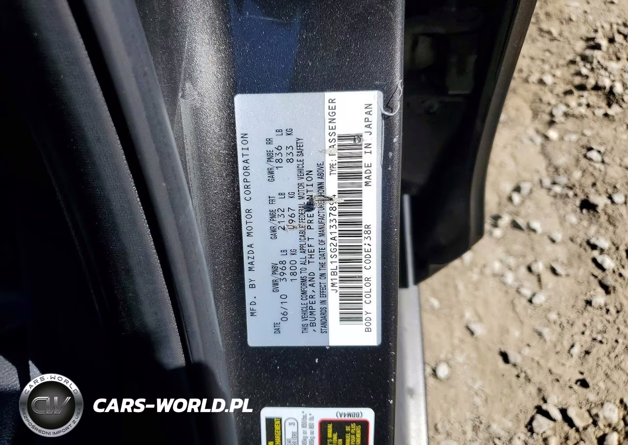 2010 Mazda 3 I VIN:JM1BL1SG2A1337894 - 12