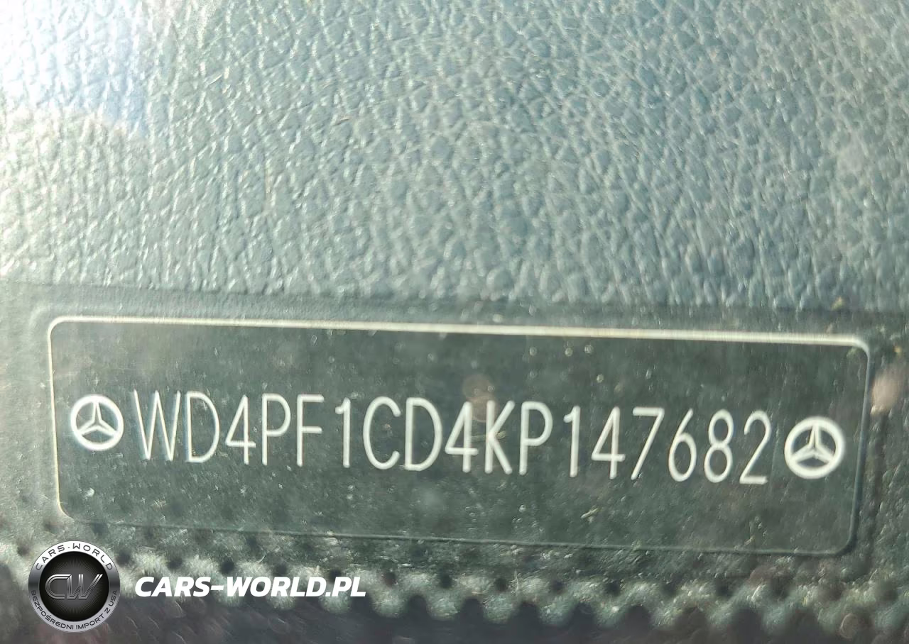2019 Mercedes-Benz Sprinter 2500-3500 VIN:WD4PF1CD4KP147682 - 13