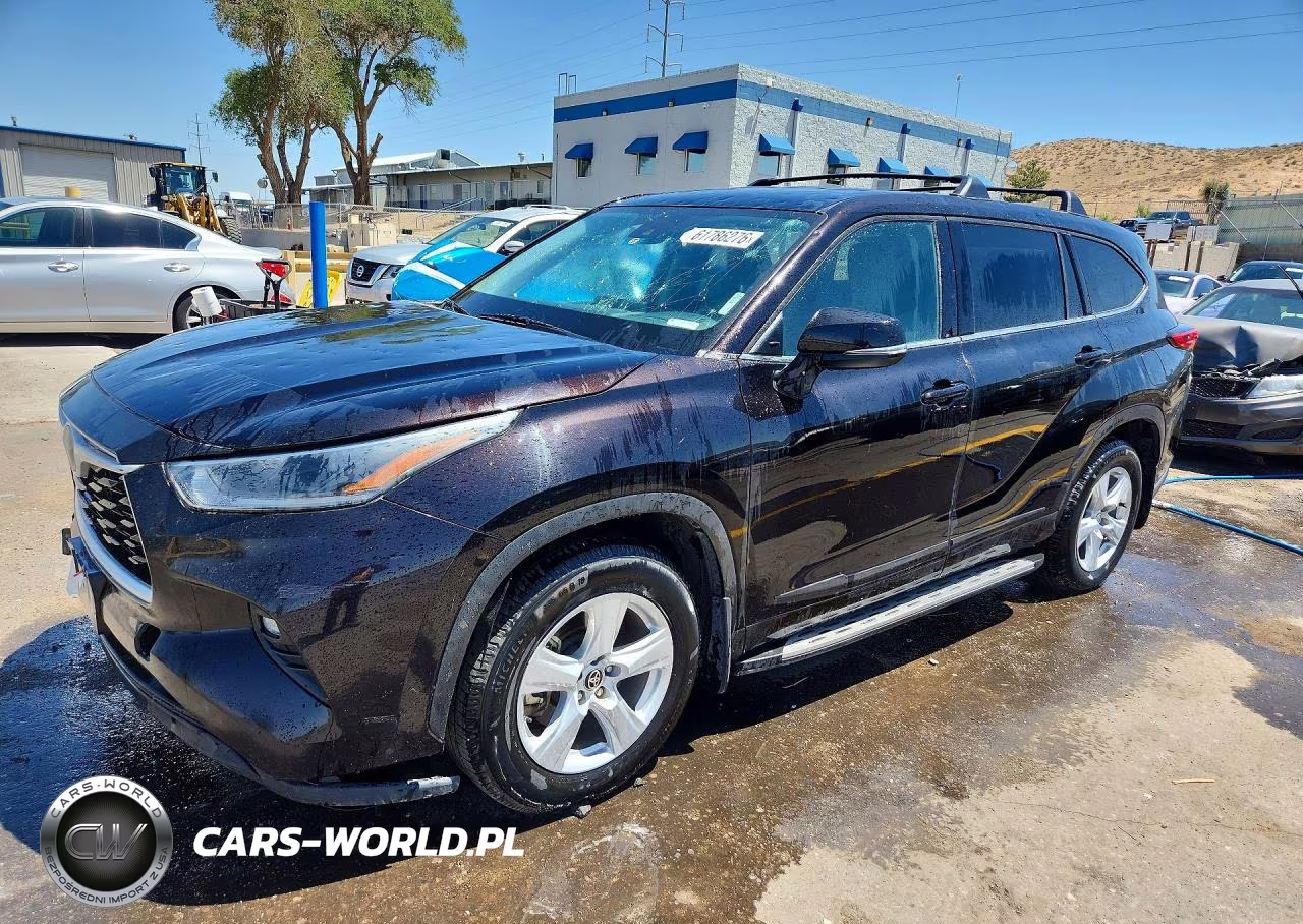 2021 Toyota Highlander Le VIN:5TDZZRAH2MS078384 - 1