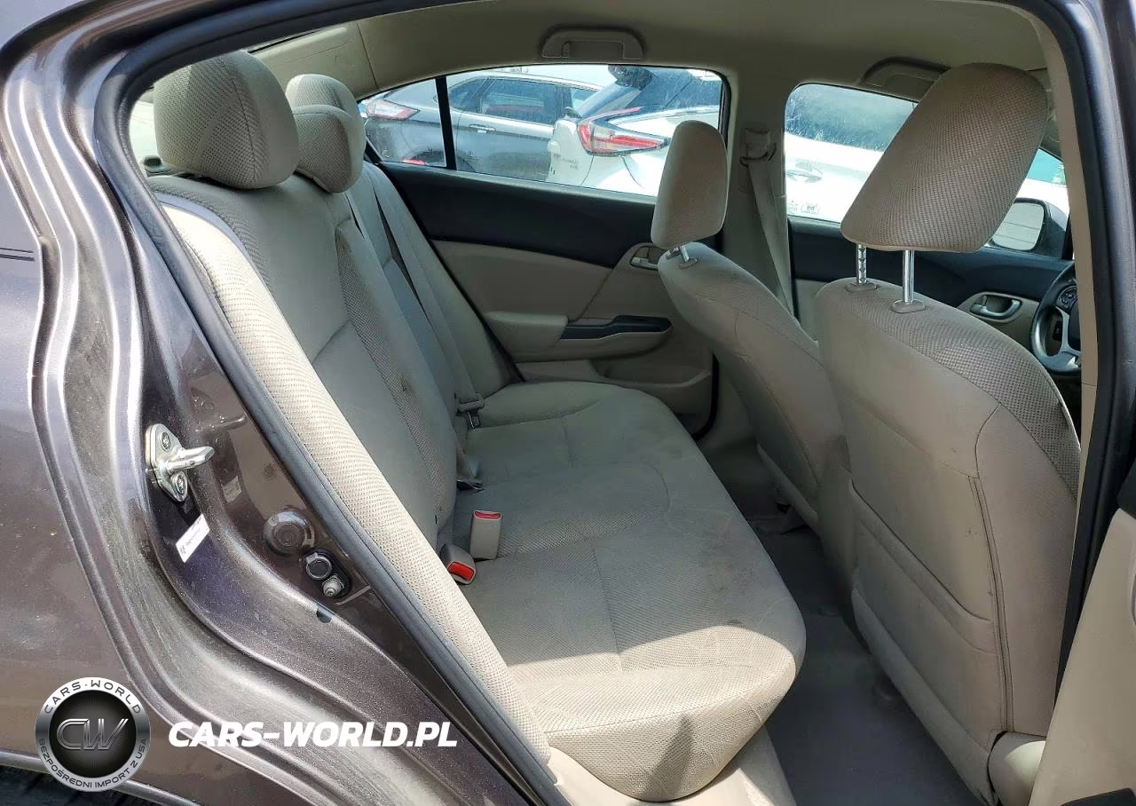 2012 Honda Civic Lx VIN:19XFB2F51CE015167 - 10