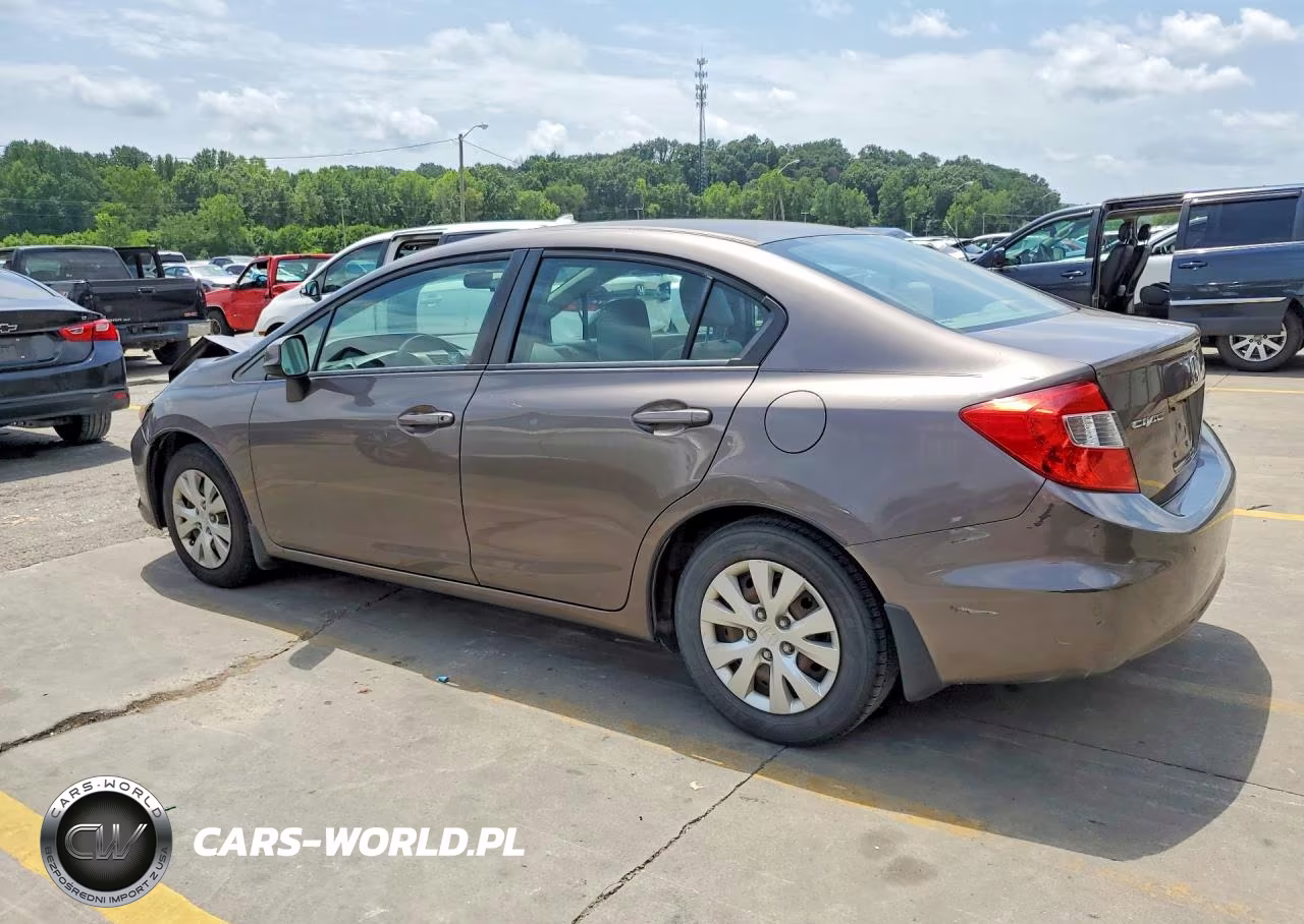 2012 Honda Civic Lx VIN:19XFB2F51CE015167 - 2