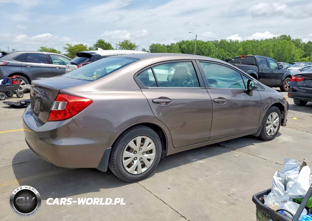 2012 Honda Civic Lx VIN:19XFB2F51CE015167 - 3