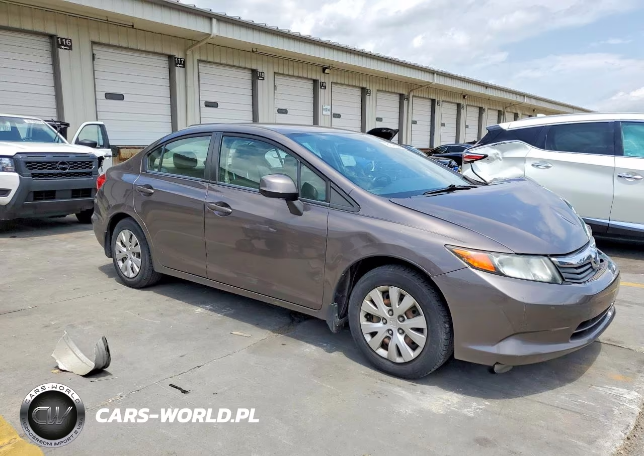 2012 Honda Civic Lx VIN:19XFB2F51CE015167 - 4