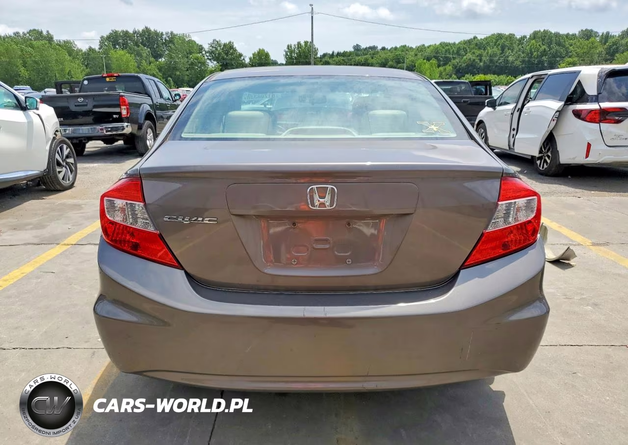 2012 Honda Civic Lx VIN:19XFB2F51CE015167 - 6
