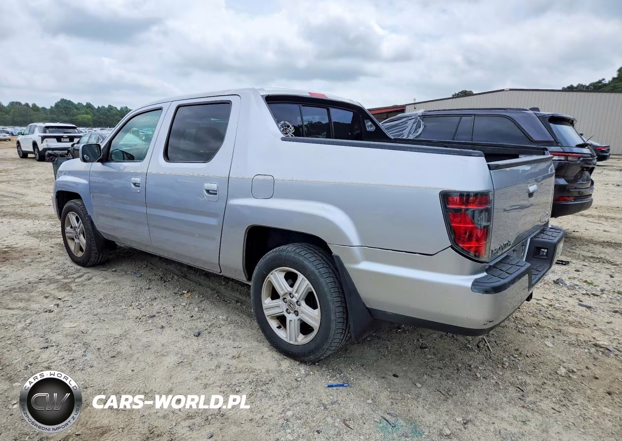 2013 Honda Ridgeline Rtl VIN:5FPYK1F50DB006191 - 2