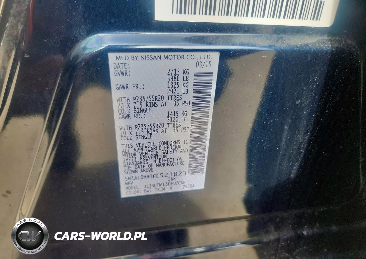 2015 Infiniti Qx60 VIN:5N1AL0MM1FC521823 - 13