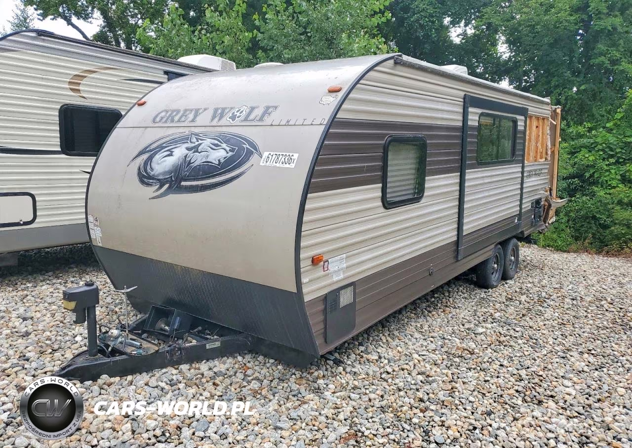 2017 Forest River Grey Wolf Camper VIN:4X4TCKY28HK043694 - 2