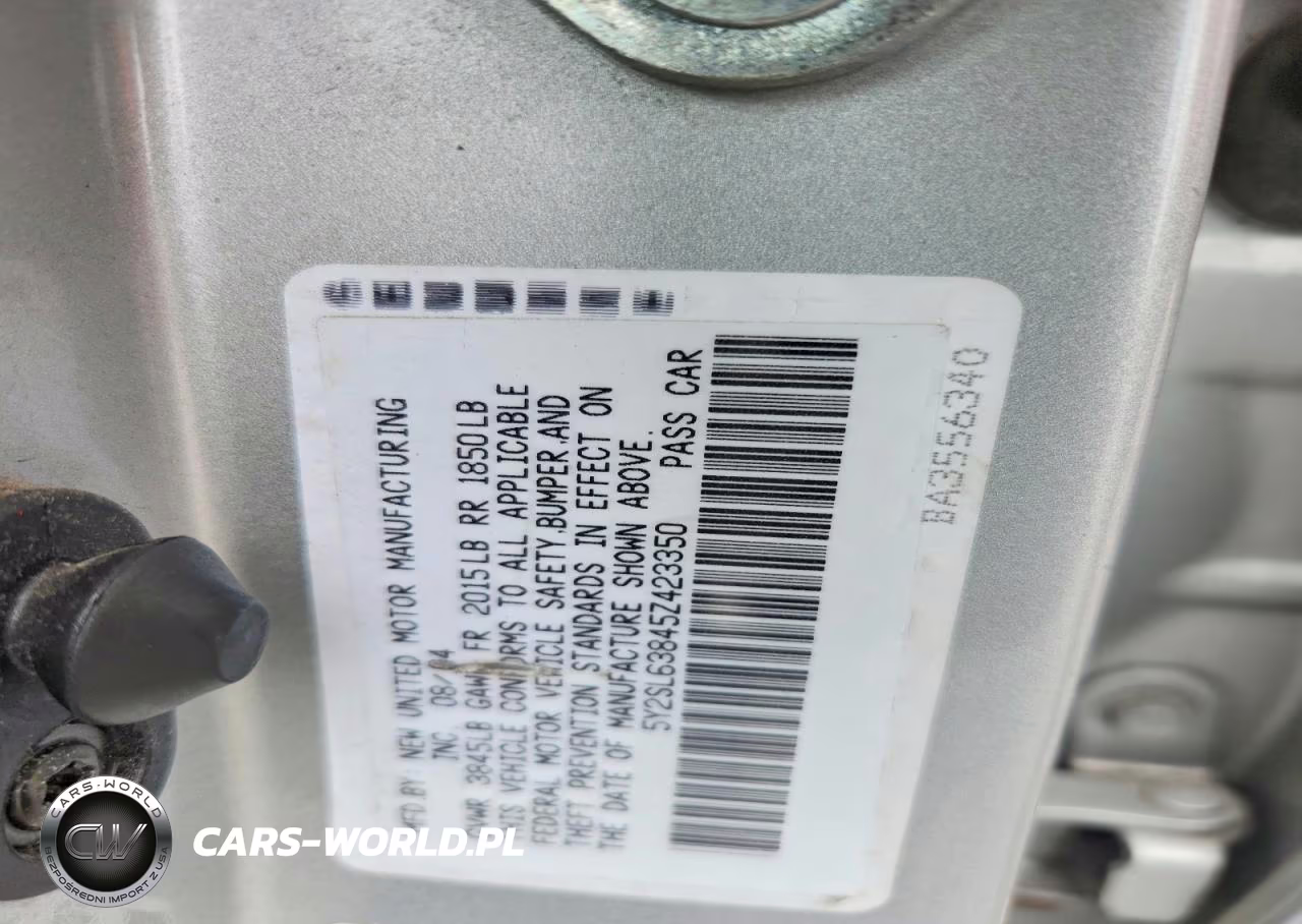 2005 Pontiac Vibe VIN:5Y2SL63845Z423350 - 12