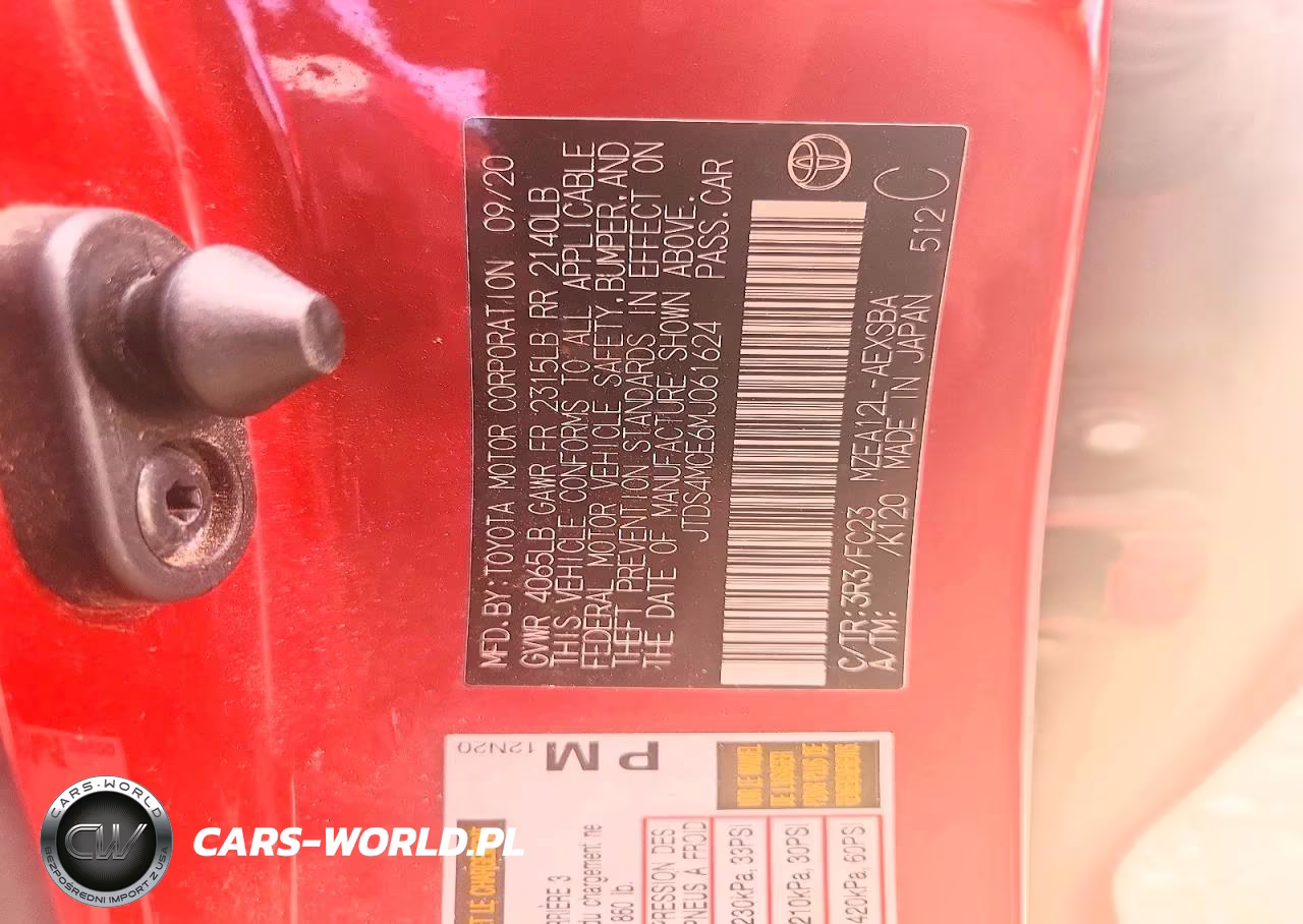 2021 Toyota Corolla Se VIN:JTDS4MCE6MJ061624 - 12