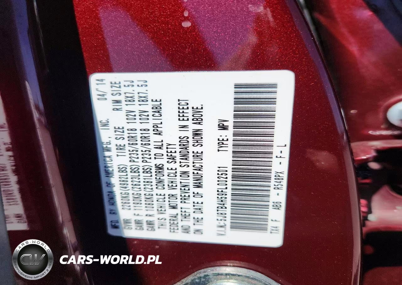 2015 Acura Rdx Technology VIN:5J8TB4H59FL002501 - 12