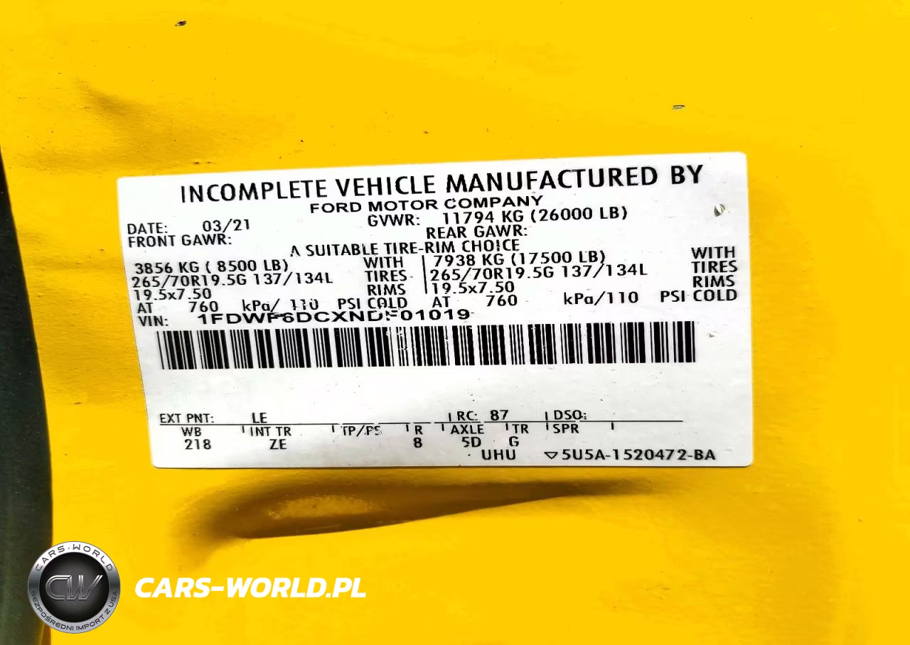 2022 Ford F650 Super Duty VIN:1FDWF6DCXNDF01019 - 12
