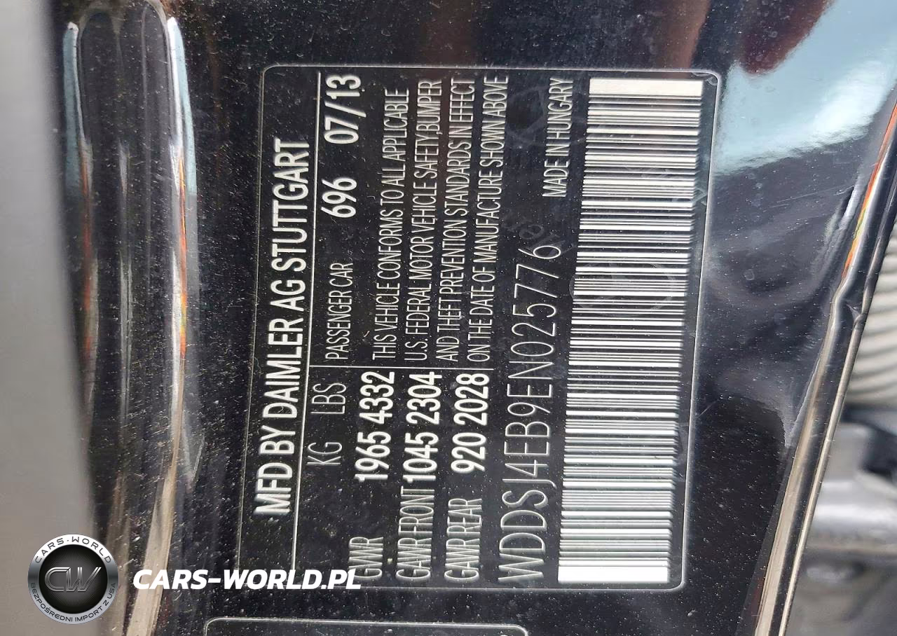 2014 Mercedes-Benz Cla 250 VIN:WDDSJ4EB9EN025776 - 12