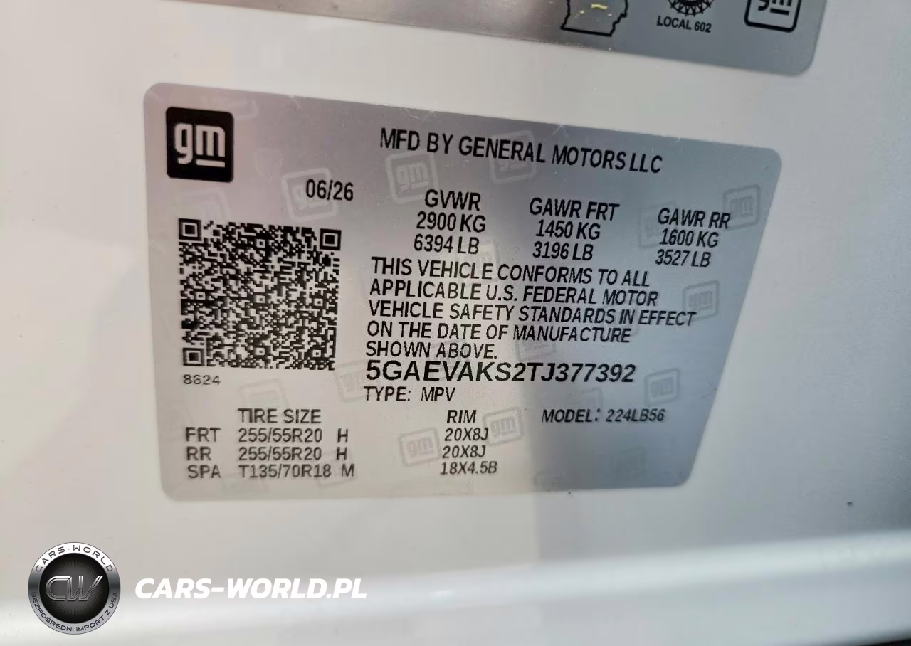 2026 Buick Enclave Preferred VIN:5GAEVAKS2TJ377392 - 13