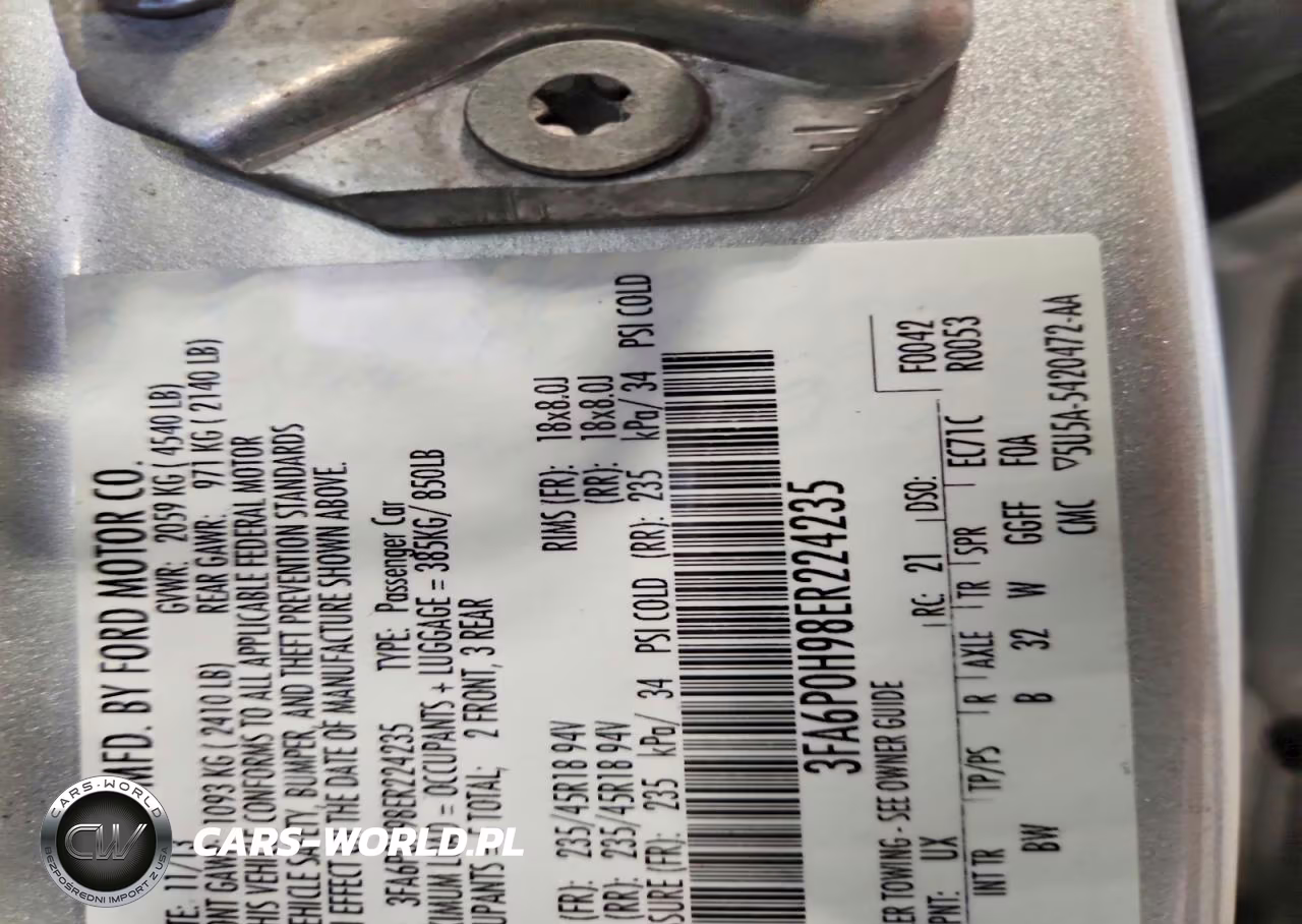 2014 Ford Fusion Se VIN:3FA6P0H98ER224235 - 12