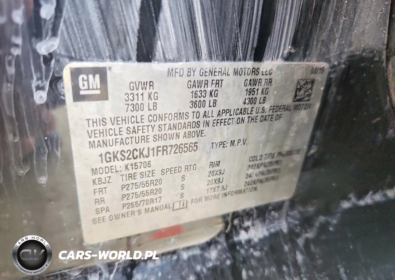 2015 GMC Yukon Denali VIN:1GKS2CKJ1FR726565 - 13