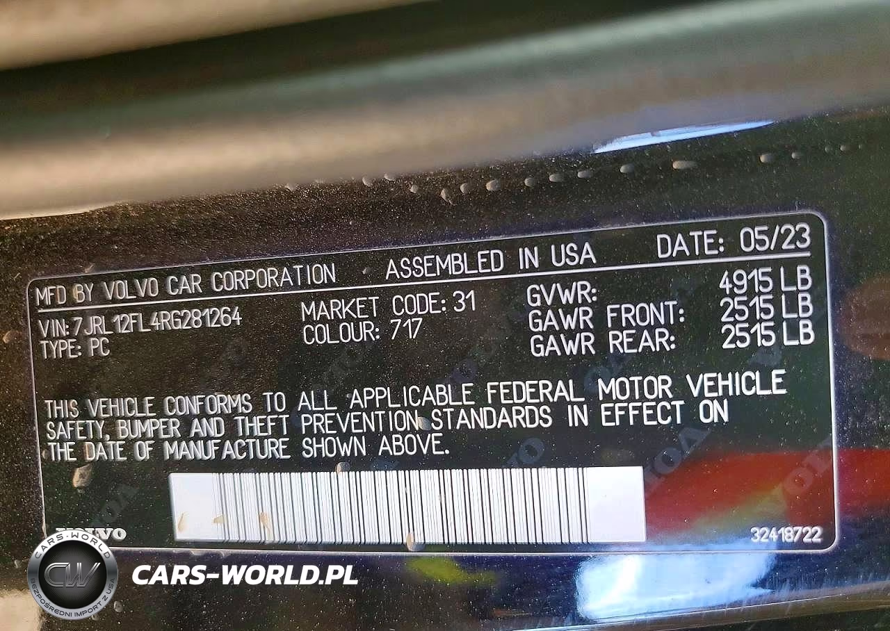 2024 Volvo S60 Plus VIN:7JRL12FL4RG281264 - 12