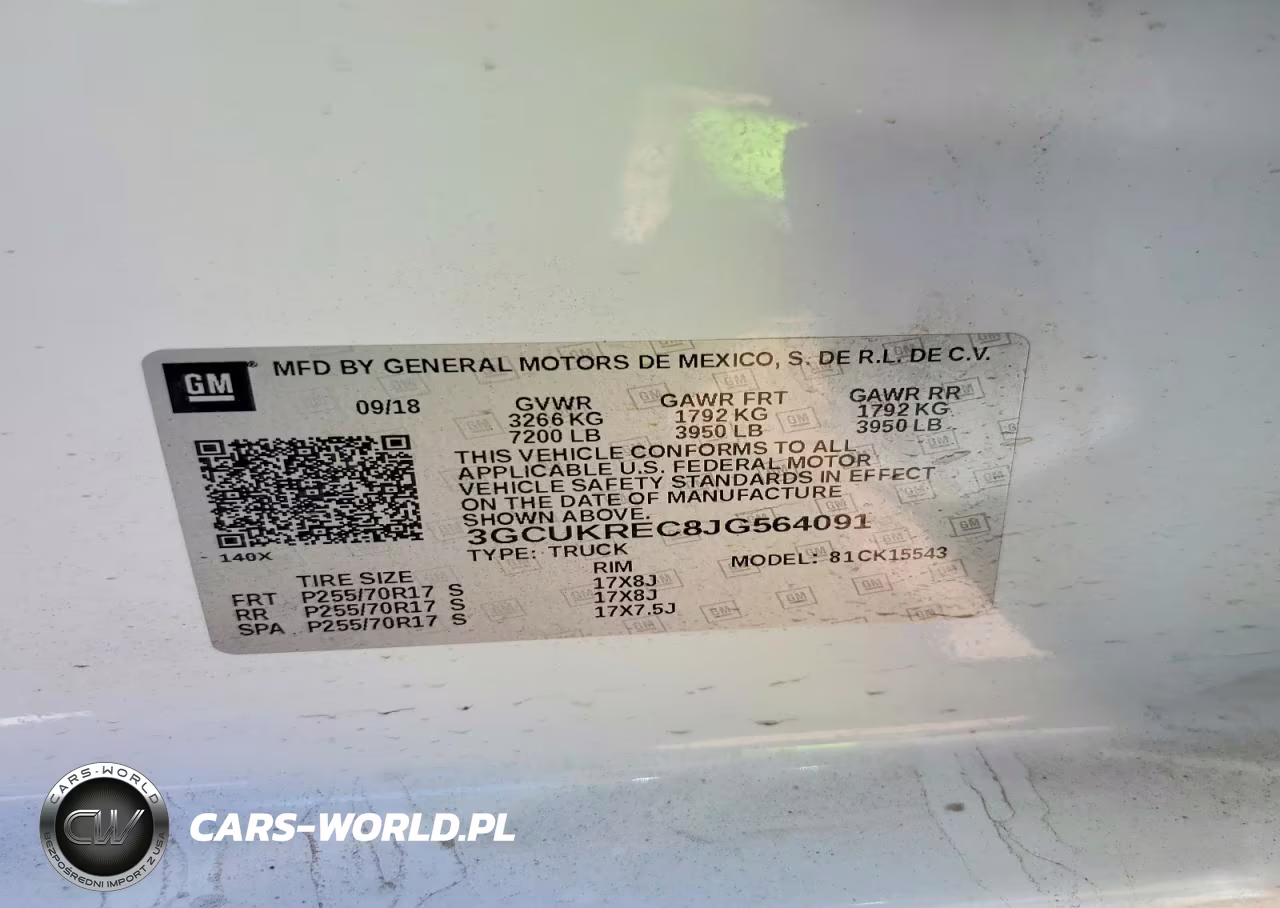 2018 Chevrolet Silverado K1500 Lt VIN:3GCUKREC8JG564091 - 12