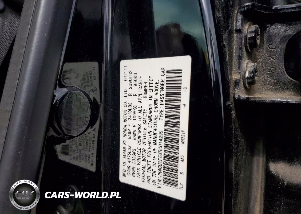 2011 Acura Tsx VIN:JH4CU2F6XBC014299 - 13