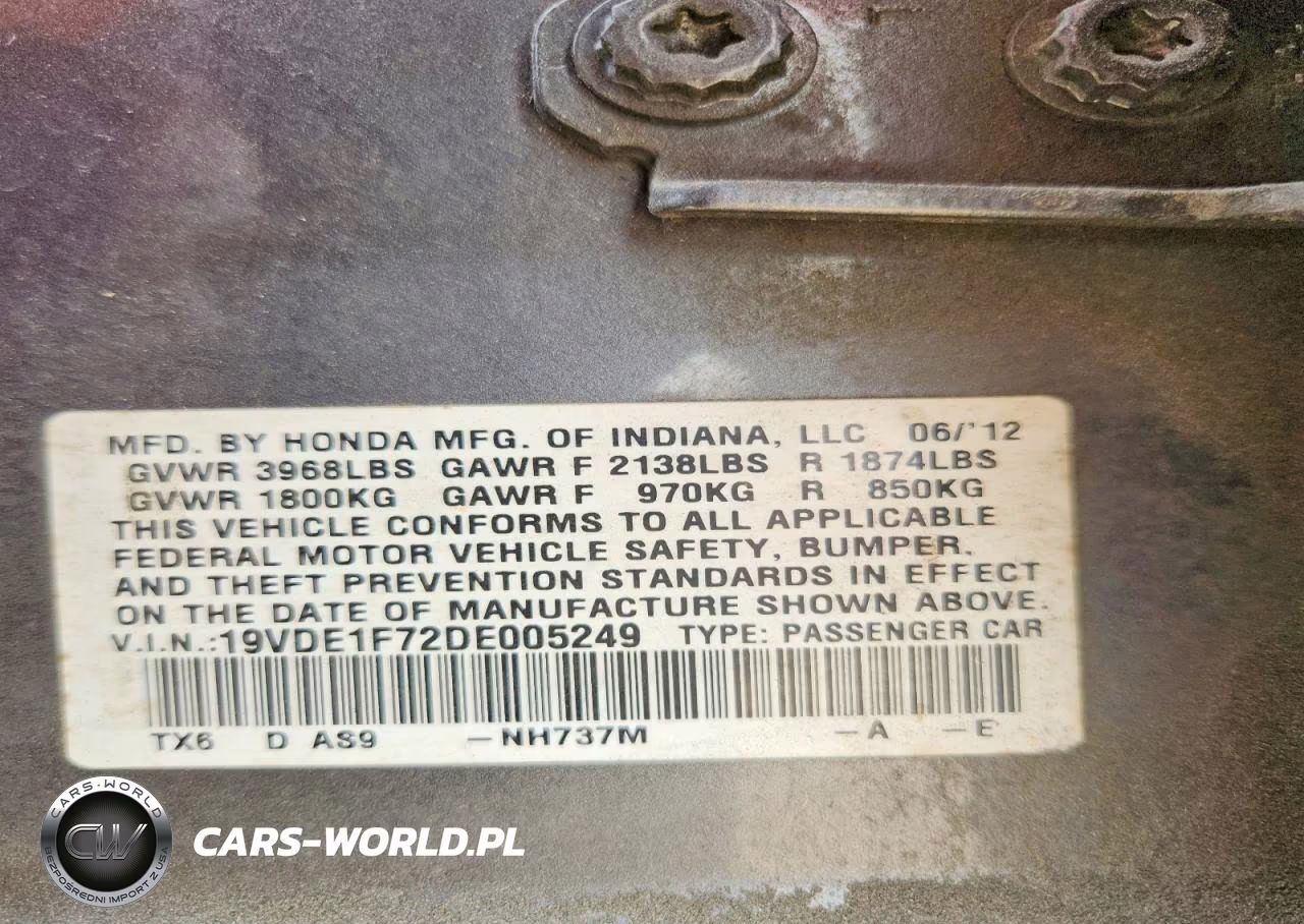 2013 Acura Ilx 20 Tech VIN:19VDE1F72DE005249 - 12