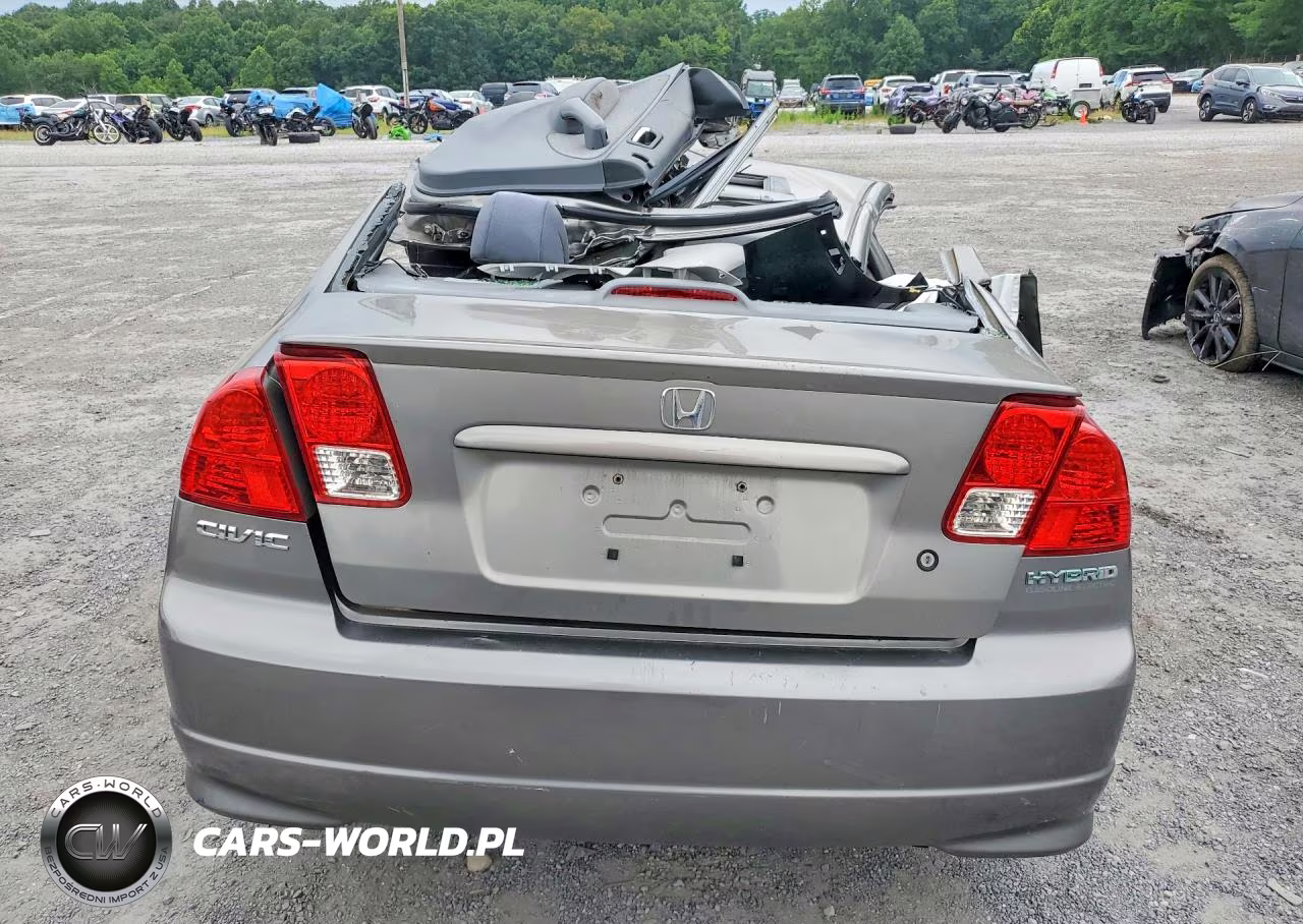 2004 Honda Civic Hybrid VIN:JHMES96604S020984 - 6
