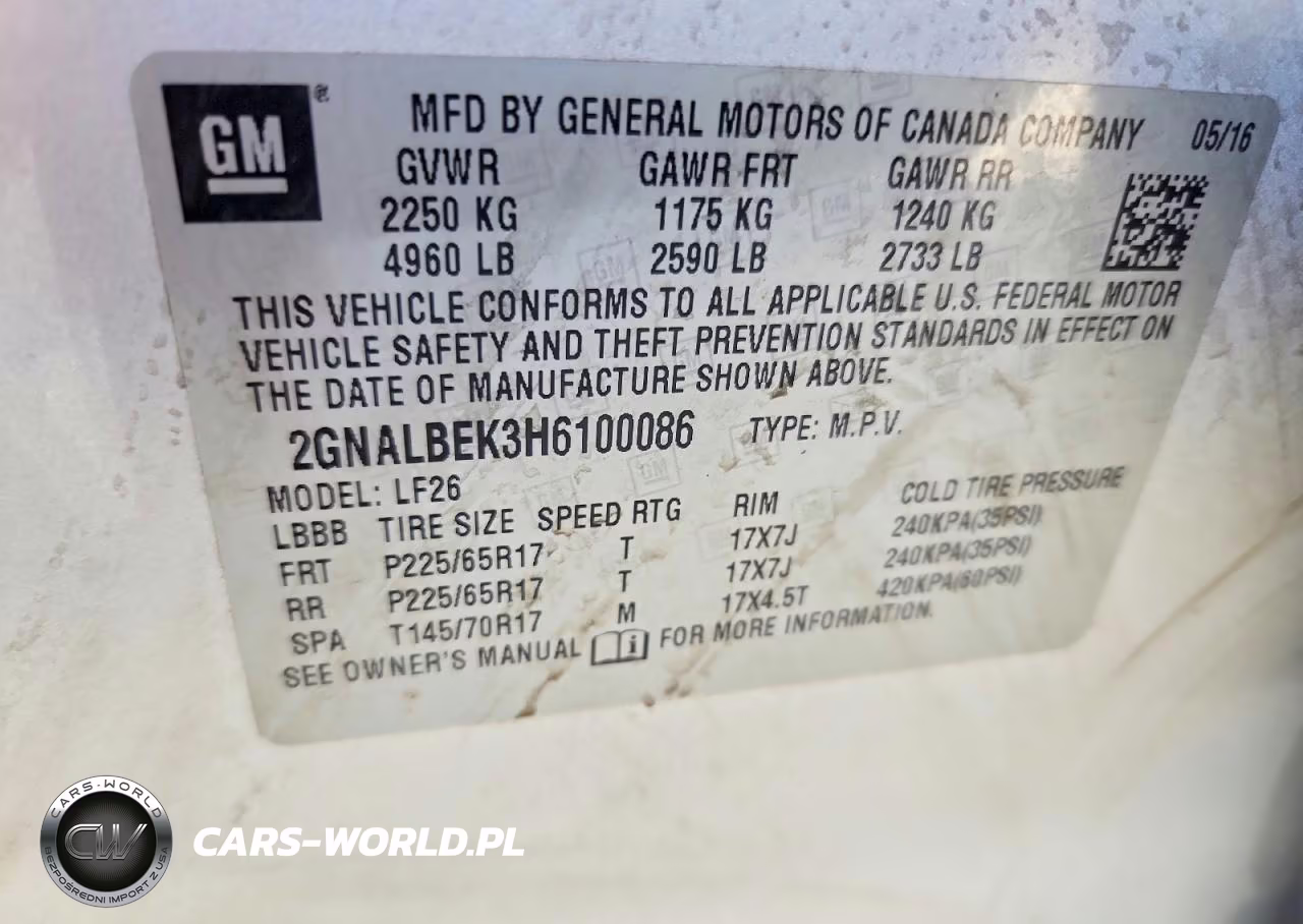 2017 Chevrolet Equinox Ls VIN:2GNALBEK3H6100086 - 13