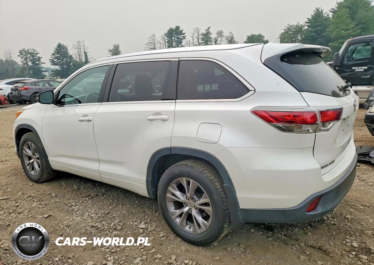 2015 Toyota Highlander Xle VIN:5TDJKRFHXFS150476 - 2